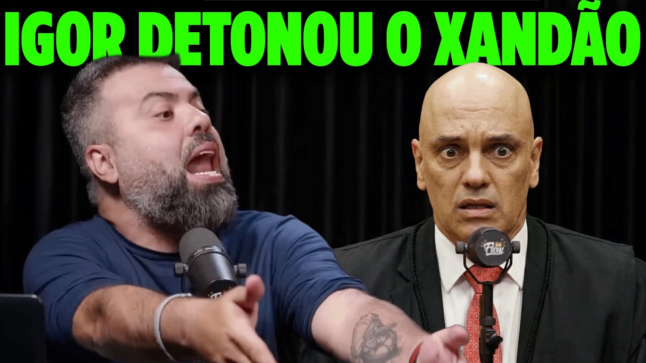 FLOW PERDE A PACIÊNCIA COM O ALEXANDRE DE MORAES