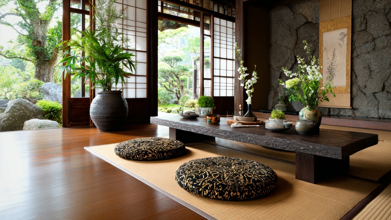 Traditional Japanese Houses Meet Wabi Sabi Minimalist Interior Design Trends