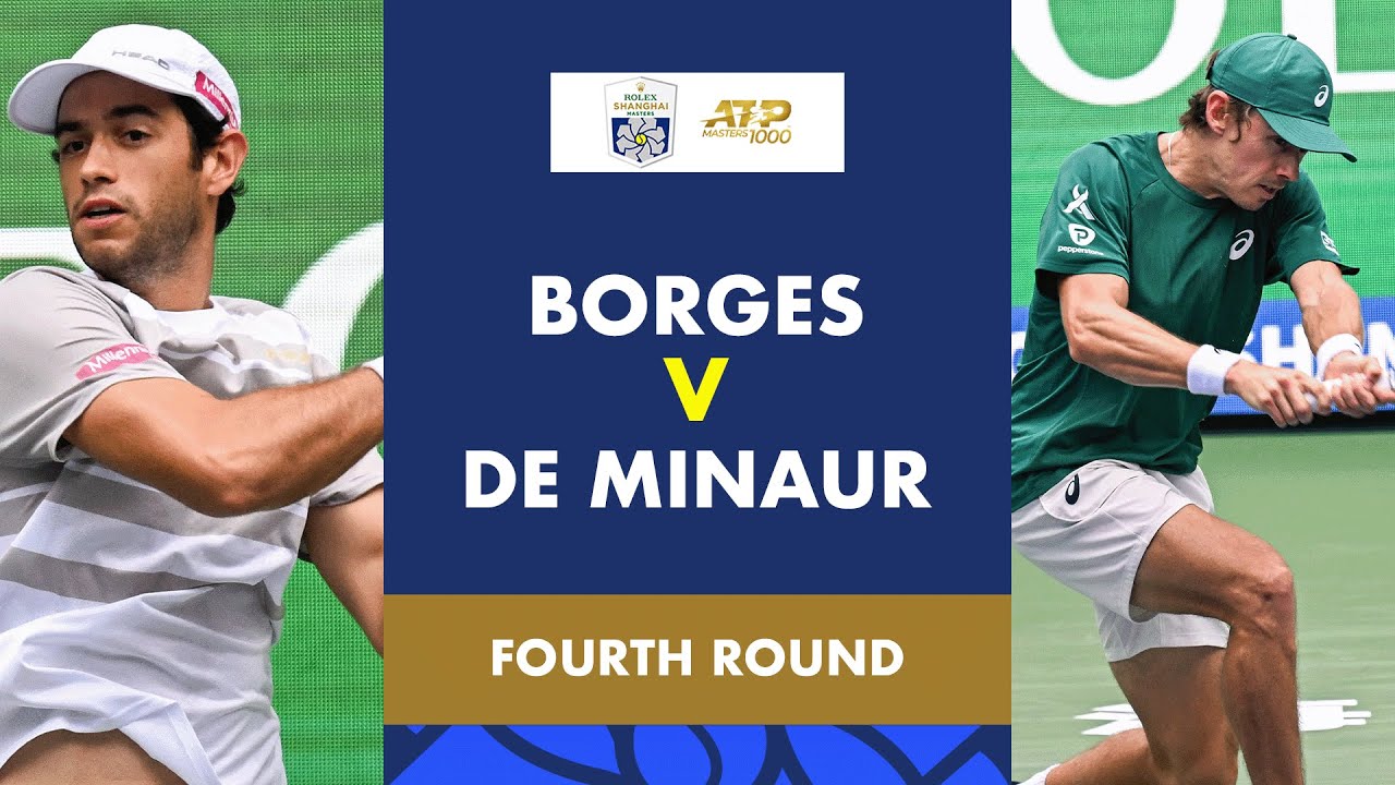 Nuno Borges vs Alex de Minaur Match Highlights | Rolex Shanghai Masters 2025