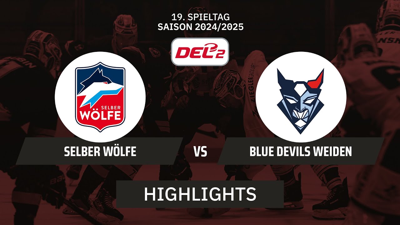 DEL2: Selber Wölfe vs. Blue Devils Weiden | Highlights - 19. Spieltag | SDTV Eishockey