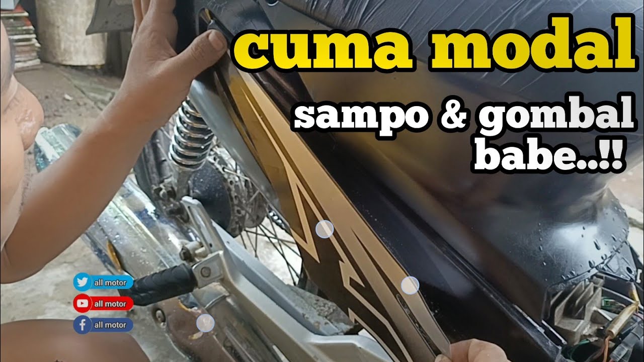 Cara pasang striping motor dengan baik tanpa Hairdryer