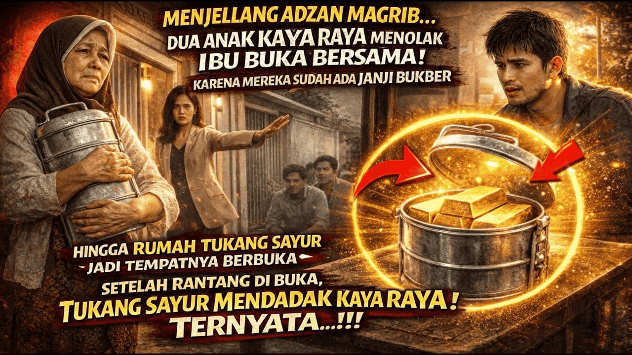 Menjelang Adzan Maghrib, Ibu Ditolak Anak-anaknya, Hingga Rumah Tukang Sayur Jadi Tempat Berbuka