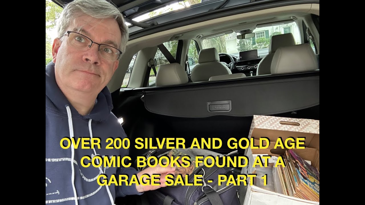 Over 200 Silver and Golden Age Comic Books Found at a Garage Sale - Part 1.