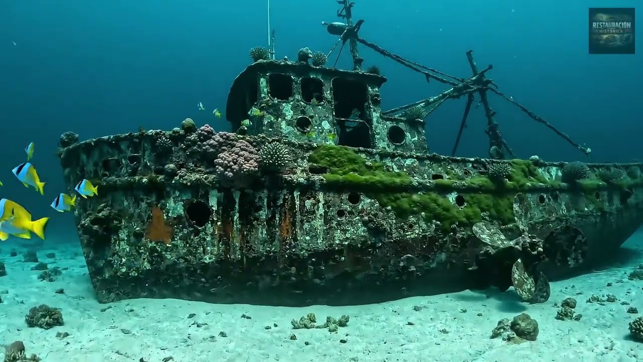RESTAURACIÓN COMPLETA DE UN BARCO CAMARONERO ANTIGUO HUNDIDO EN EL MAR — DE CHATARRA A LEYENDA
