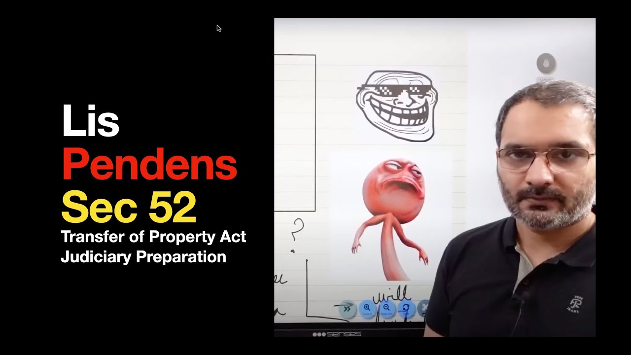 Lis Pendens | Sec 52 Transfer of Property Act Judiciary Preparation LLBx