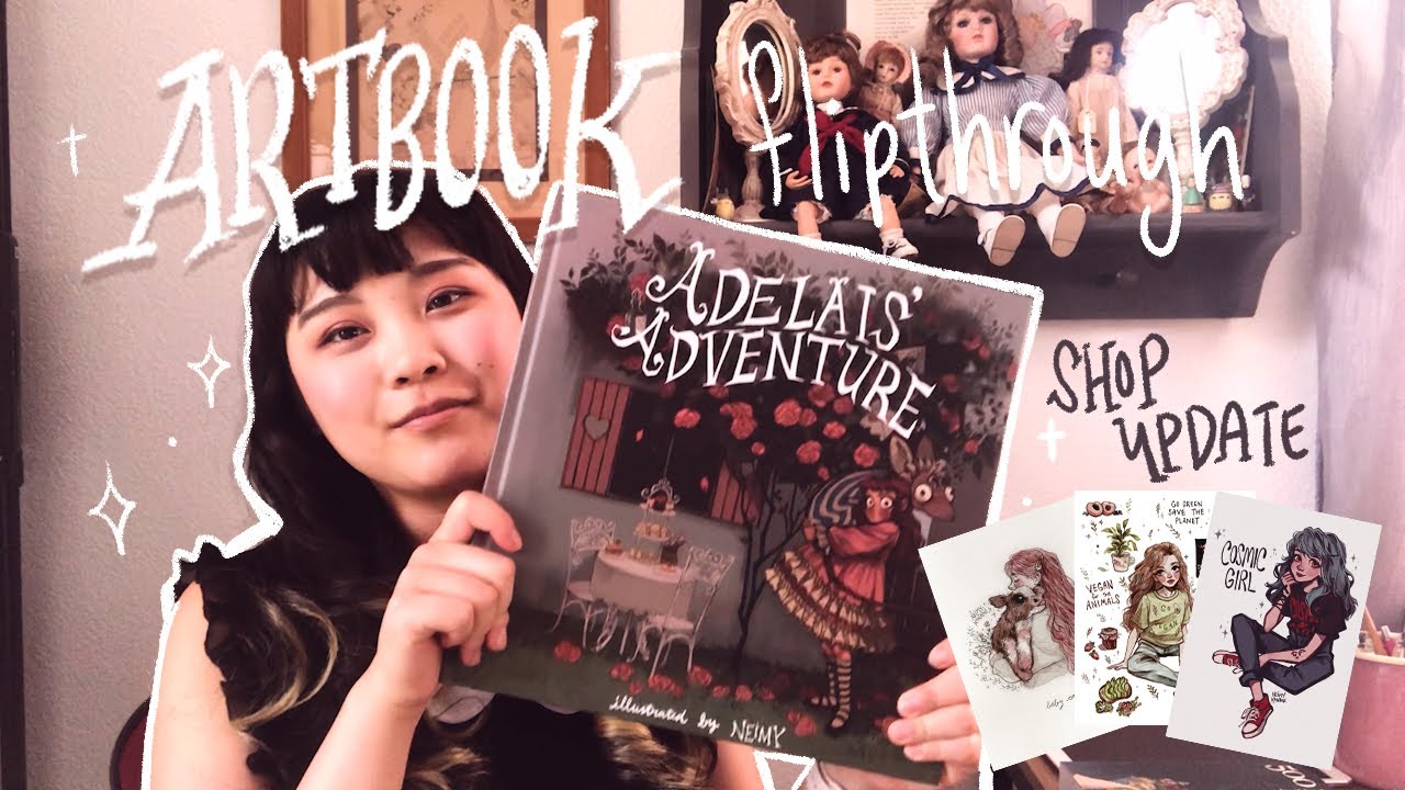 Let’s flip-through my First Artbook // shop update