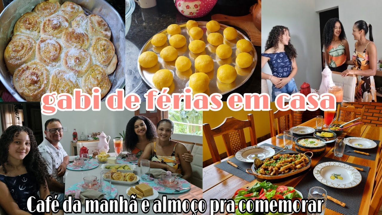 preparando várias delícias pra chegada de gabi( enfim férias)  café da manhã especial e almoço