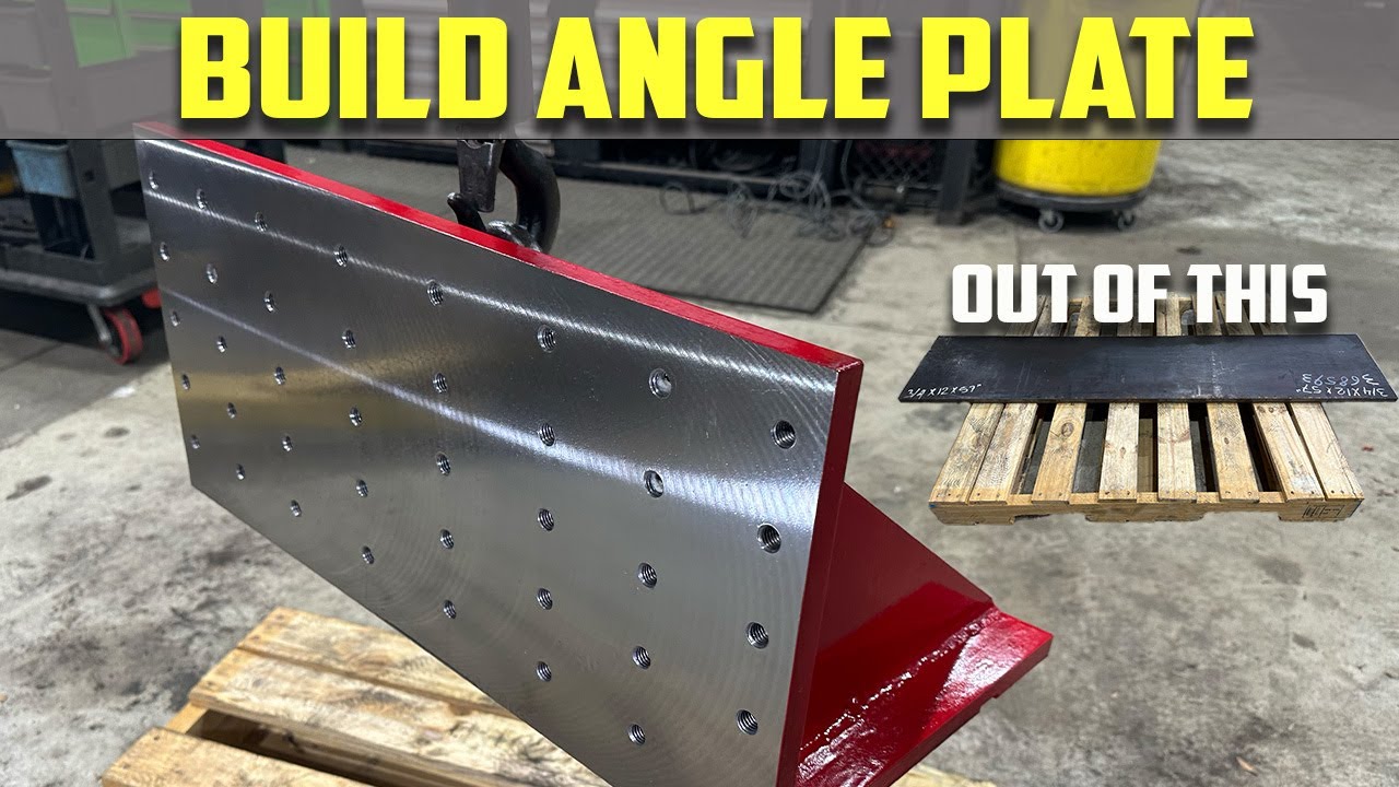 Fabricate, Weld, and Machine Angle Plate from Scratch