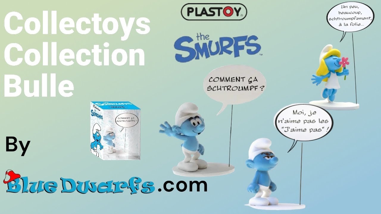 Plastoy - Collectoys - Smurf Speech Bublle collection - Productvideo