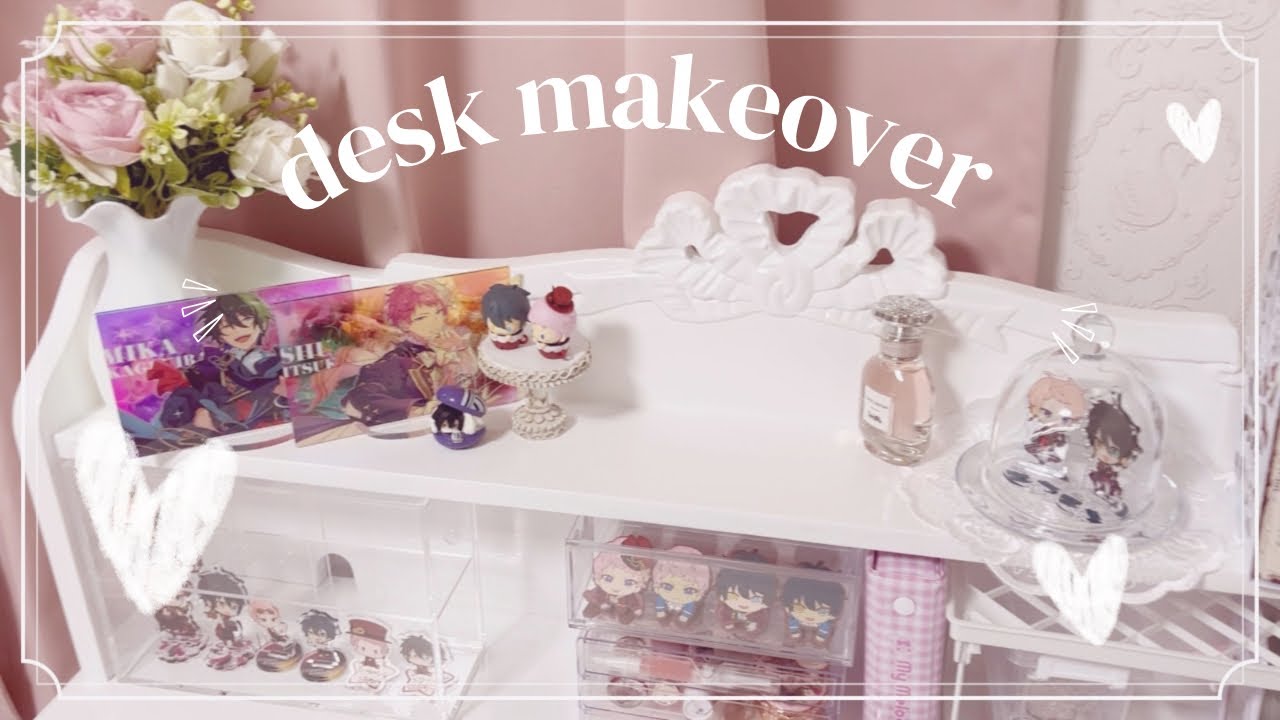 【desk makeover】初めてのオタクデスク作り🌸𓈒𓏸