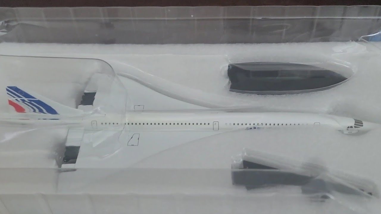 Air France Concorde 1/200 model unboxing
