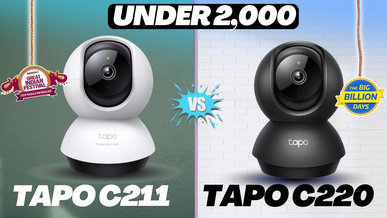 Best CCTV Camera 2025 Under ₹2000 🔥 Tapo C211 vs C220 Full Comparison | Amazon & Flipkart Sale
