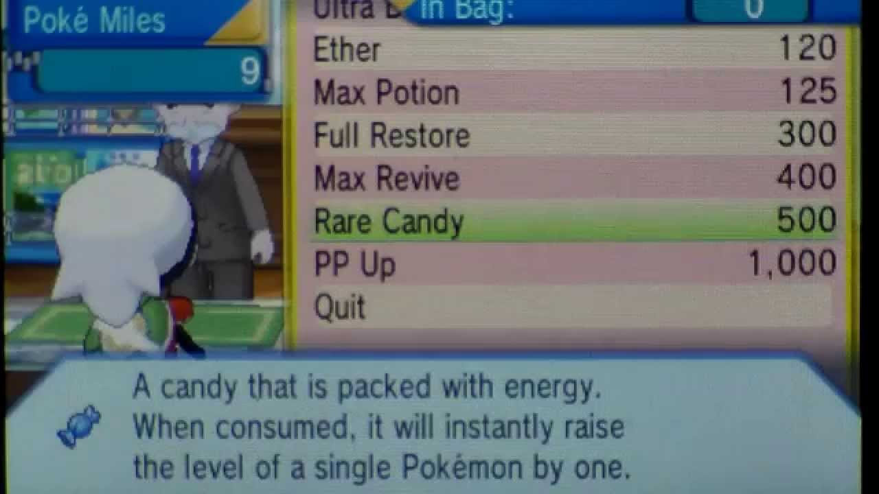 Где купить редкие конфеты в Pokemon Omega Ruby и Alpha Sapphire