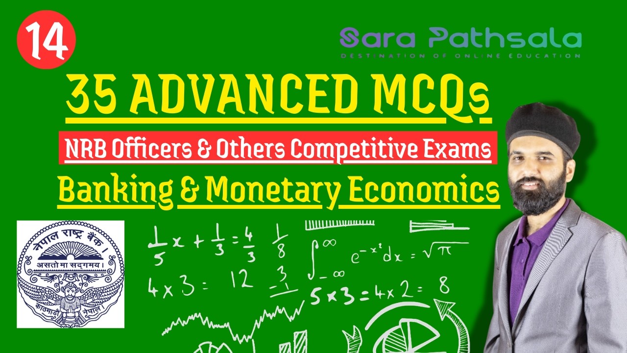 35 Essential Banking & Monetary Economics MCQs 2026 | NRB Officer Pretest & MA Entrance (V. 14) |