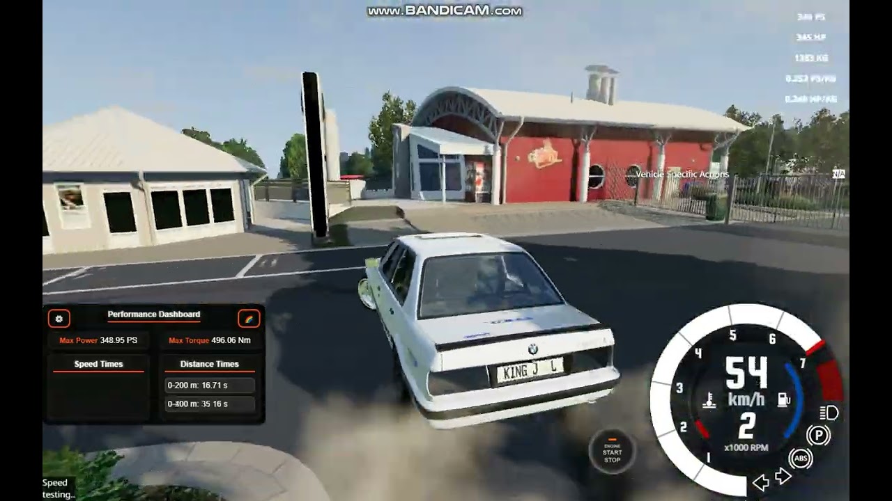 Spinning V8 E30 In Beamng. Drive Nurburgring