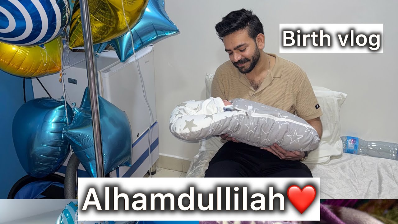 Alhamdullilah❤️Our baby boy is here💙🧢👦