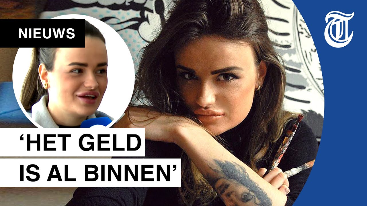 Loes (29) verkoopt al(!) haar kunst aan China