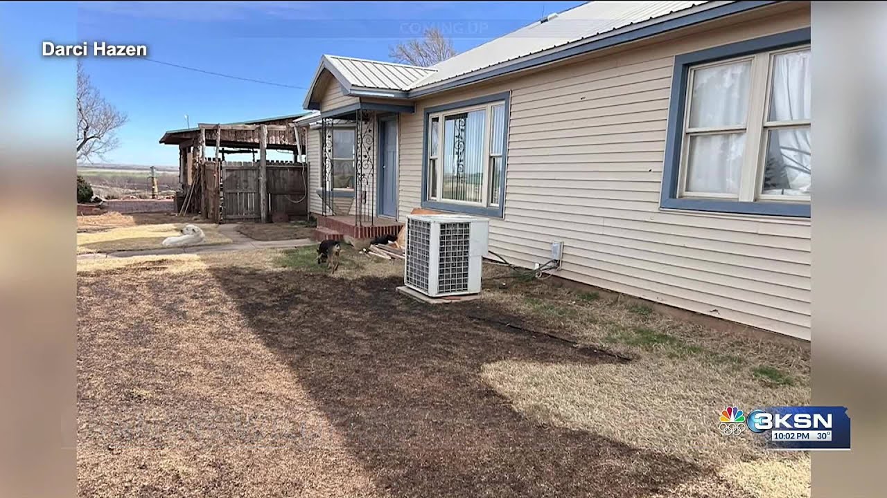 Kansas woman's long-time home saved just feet from wildfire