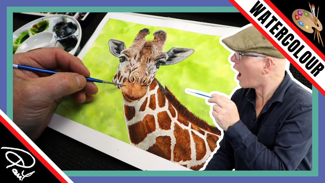 Realistic WATERCOLOR ANIMAL Painting