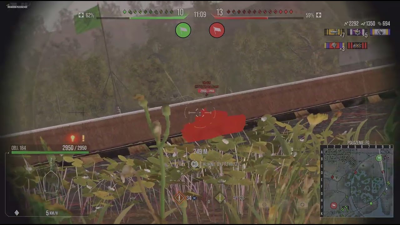 WoT Console | OBJ. 184 | Ace Tanker | 11K+ Combined Damage | 5 Kills