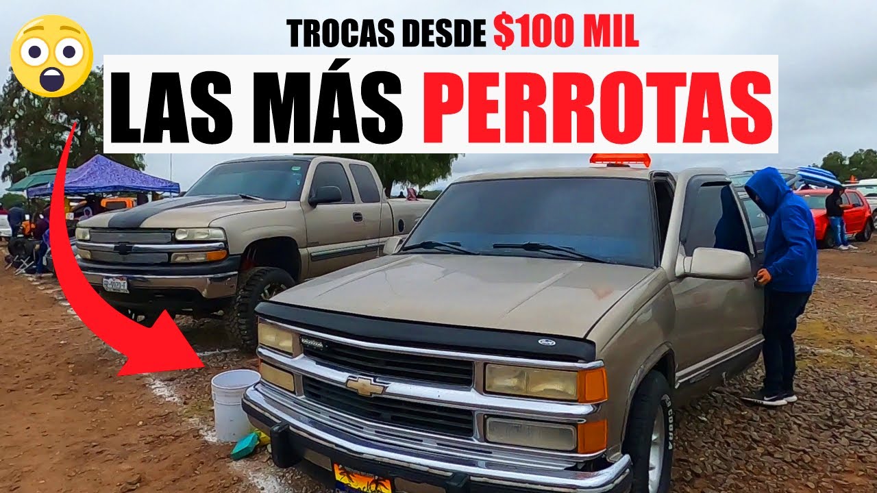Trocas PERROTAS 6 y 8 cilindros Chevrolet, Silverado, Cheyenne, S10... Tianguis de Autos Actopan