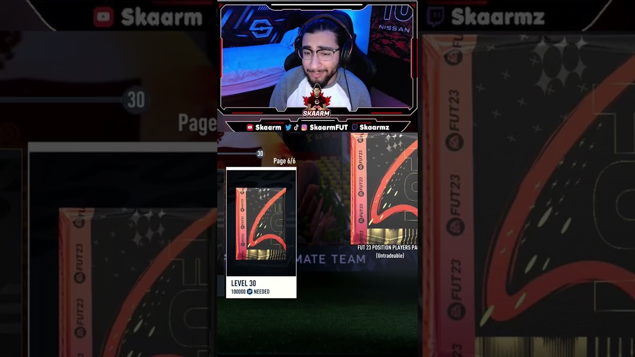 NEW FUT 23 POSITION PLAYERS PACK (LEVEL 30 REWARD) #fifa23 #shorts