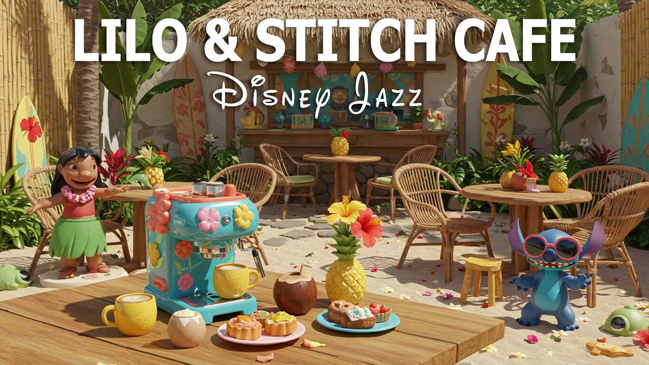 Lilo & Stitch Shop Cafe Jazz✨This is the 2025 Disney Jazz Playlist‼️ Disney OSTs on the Jazz