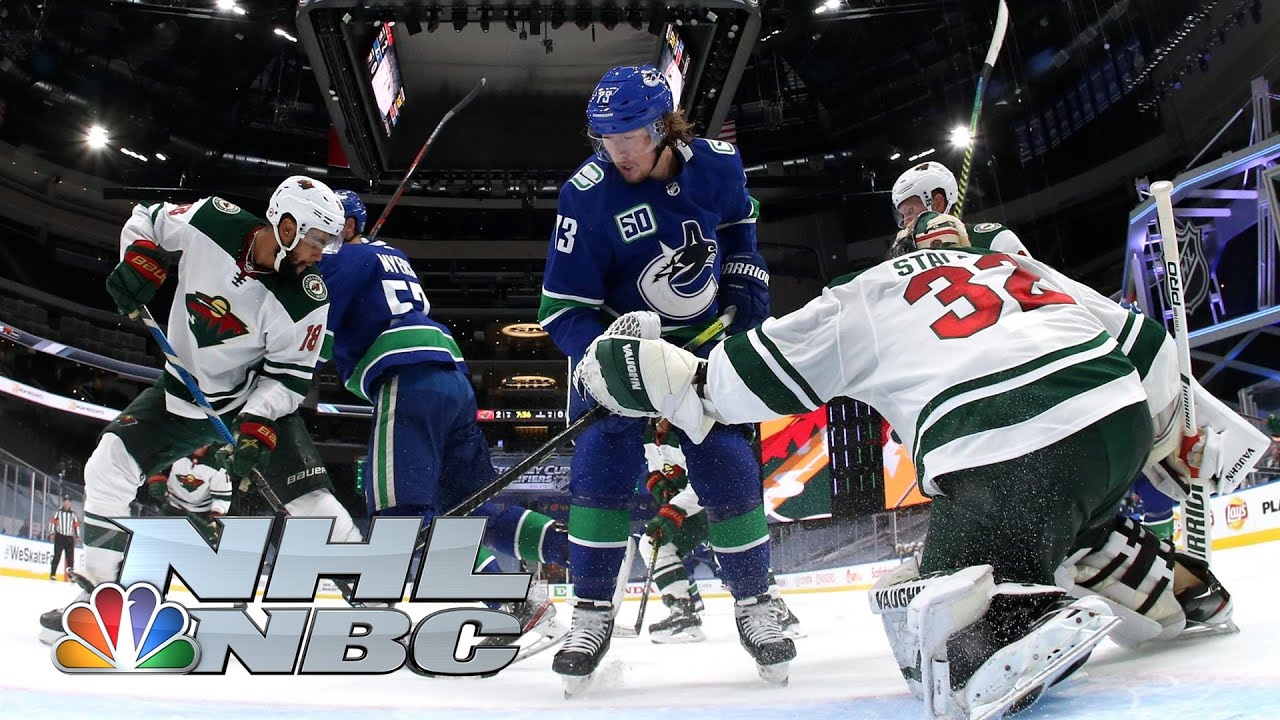 NHL Stanley Cup Qualifying Round: Wild vs. Canucks | Game 1 EXTENDED HIGHLIGHTS | NBC Sports