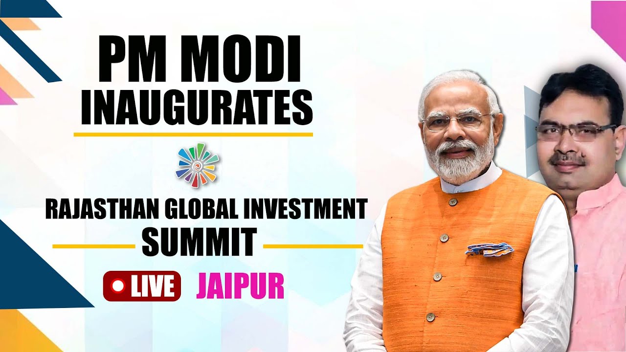LIVE: PM Modi inaugurates Rising Rajasthan Global Investment Summit | Jaipur I Bhajanlal Sharma