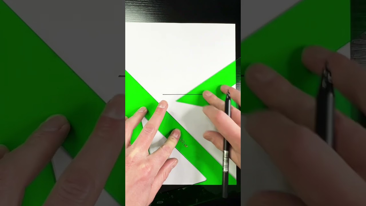 Como hacer una perpendicular con escuadra y cartabón 