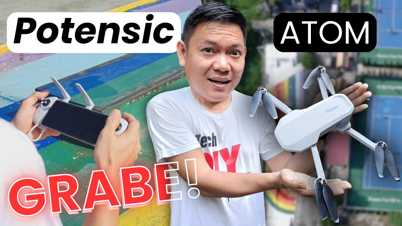 POTENSIC ATOM | 3-AXIS GIMBAL | 4K CAMERA | FULL REVIEW | FLIGHT TEST | #POTENSIC COLLABORATION