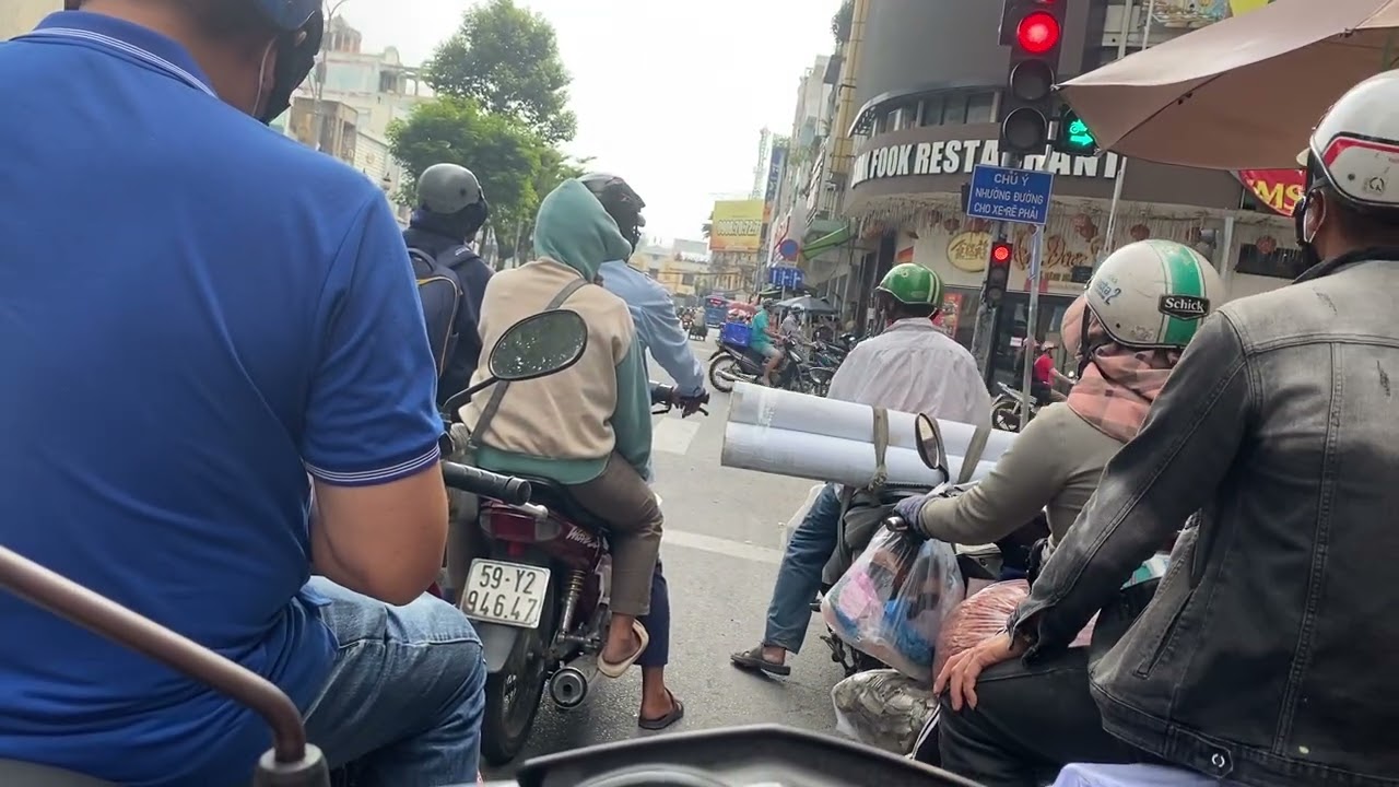 When you arrive in Vietnam, you'll find it interesting that the streets are so crowded.
