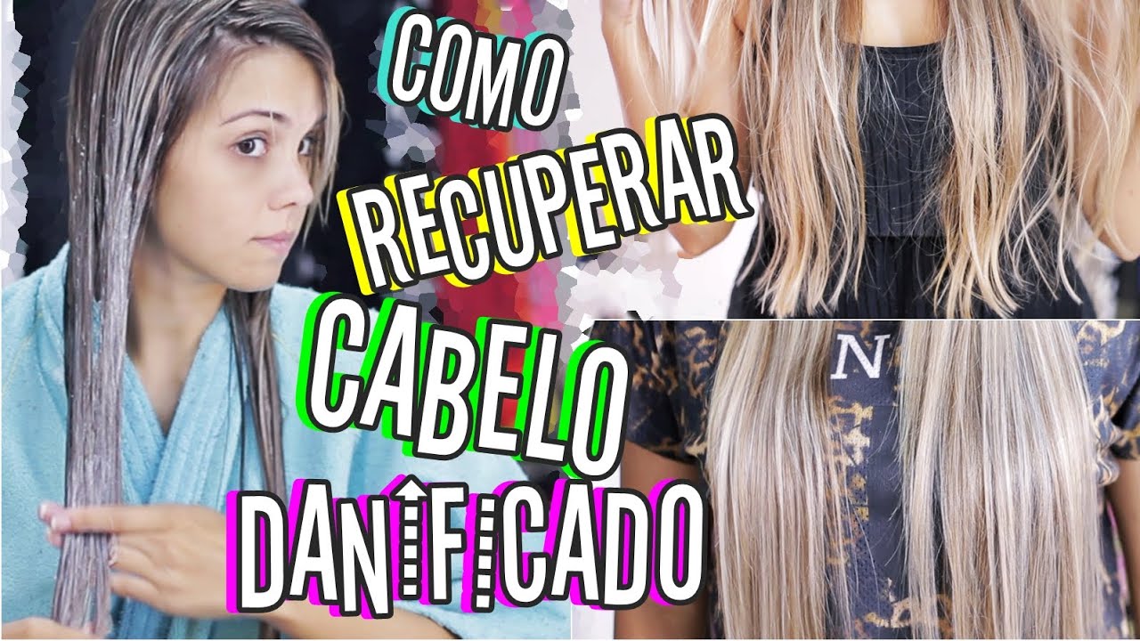 COMO RECUPERAR CABELO DANIFICADO? Super Hidratação/Nutrição Caseira 💗 Camilla Amaral