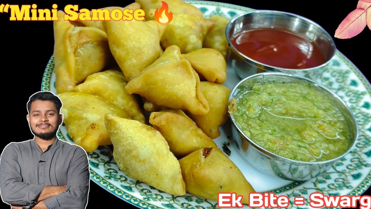 Chote Samose Kaise Banaye 😍 | Mini Samose Recipe | Street Style Crispy Samose छोटे समोसे कैसे बनाए😍