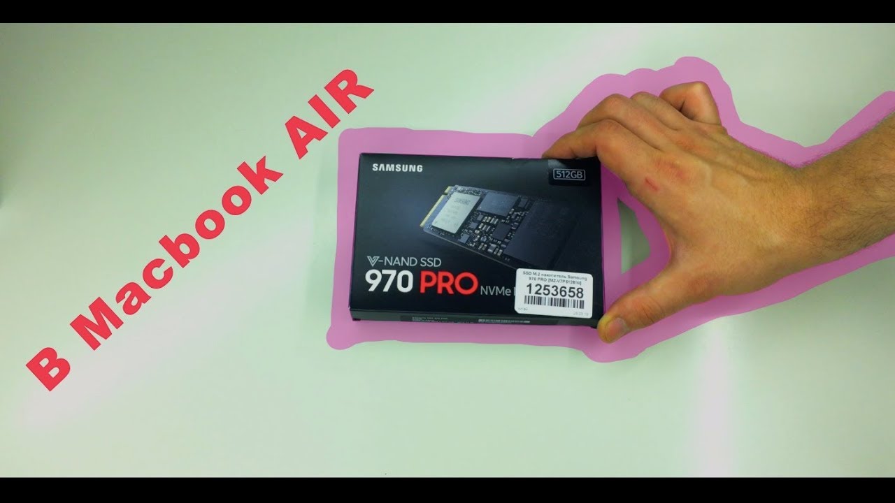 Новый SSD в MacBook Air a1466!!!