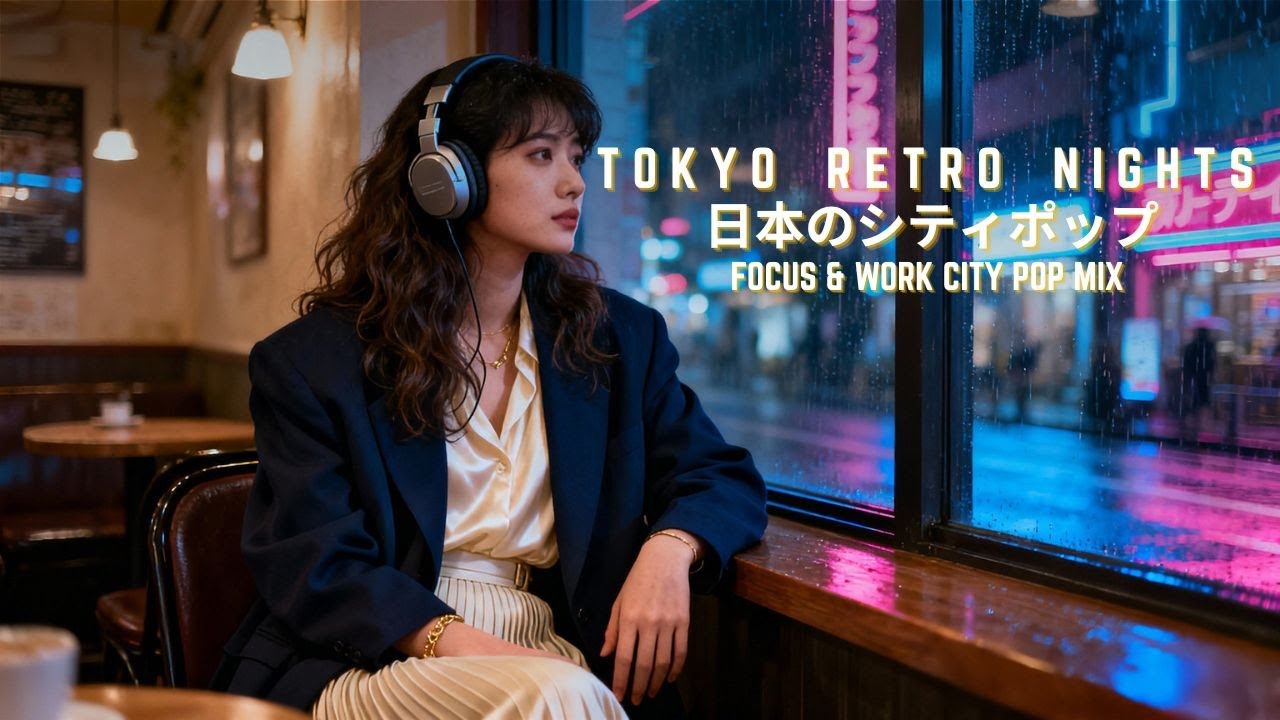 T O K Y O　R E T R O　N I G H T S &ndash; 日本のシティポップ｜FOCUS & WORK CITY POP MIX 💻