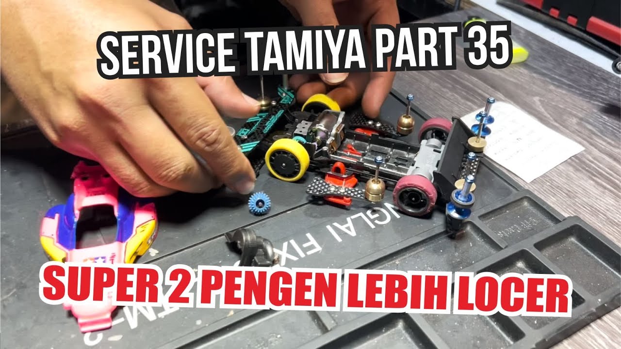 Service Tamiya Part 35 Mini4WD Damper Super 2 Lebih Locer