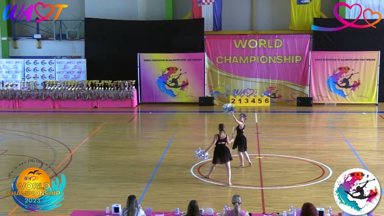Mix Senior Duo/trio- Pavlína Pavlů, Denisa Špačková- Mažoretky Ruda nad Moravou, Czech Republic