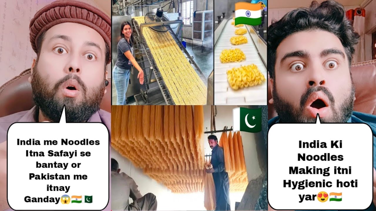 India Noodles Making Hygiene Vs Pakistan Noodles Making Hygiene