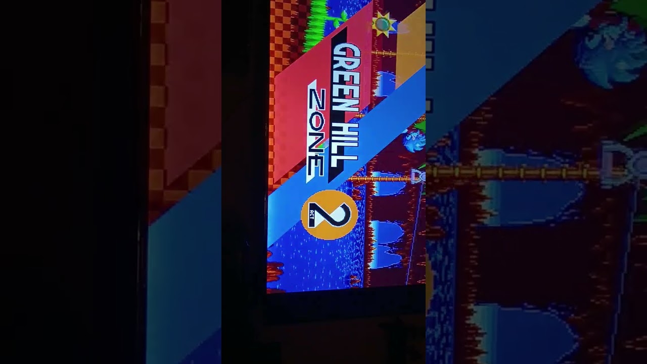 Playing sonic mania