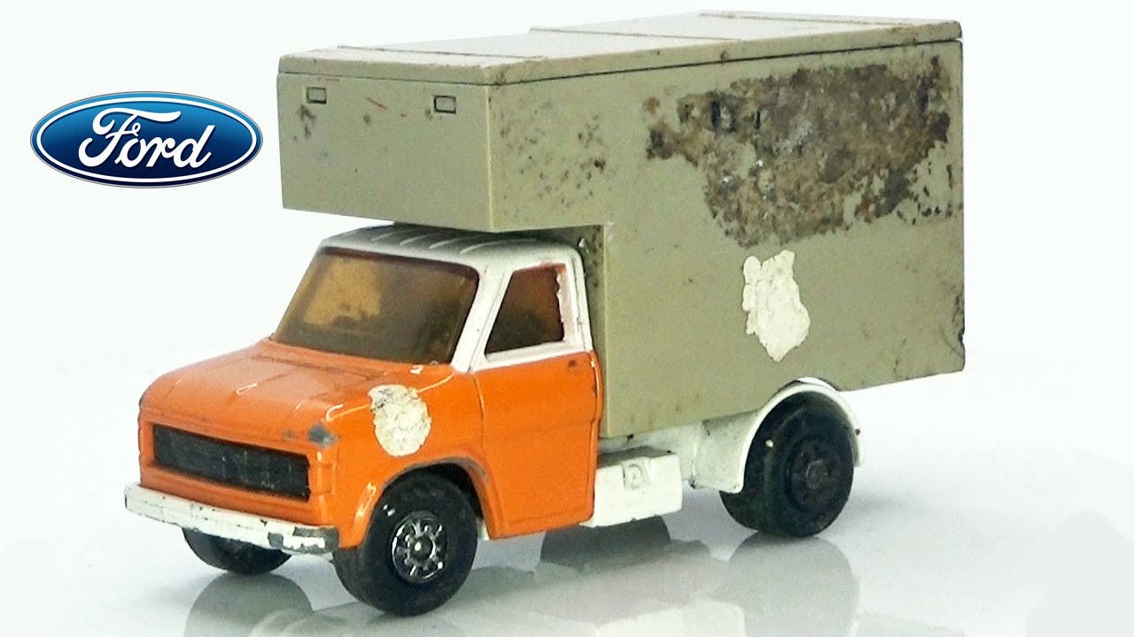 Развозной фургон Ford Transit от Matchbox. Реновация модели King Size №. К-29.