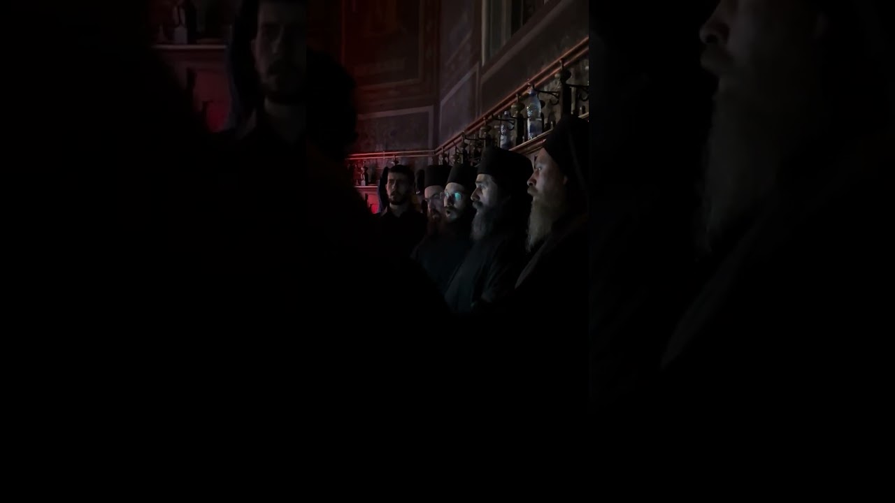 Θεοτόκε Παρθένε, ήχoς α, Π. Μπερεκέτου. Ψάλλει ο Γέρων Δαμασκηνός Νεοσκητιώτης και συνοδεία