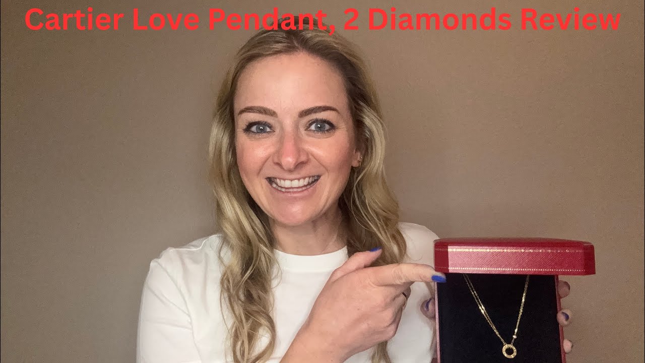 Cartier Love Pendant (Necklace) with 2 Diamonds Review!