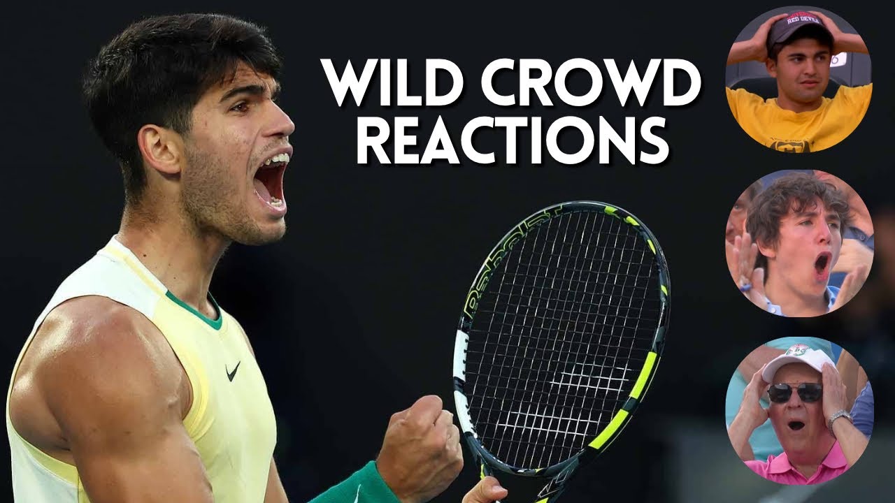 Carlos Alcaraz Shots That Made Crowd Go Crazy | Wild Reactions (HD)