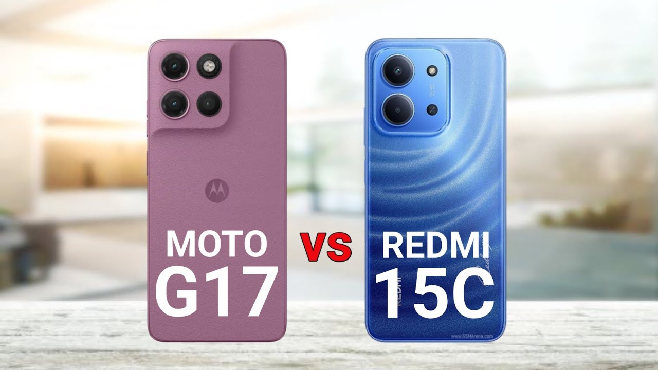 Motorola Moto G17 vs Redmi 15C 4G