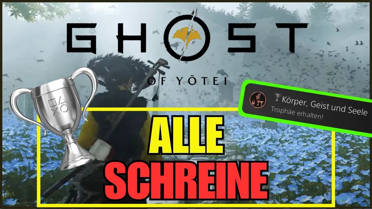 🏔️ Ghost of Yotei – Alle 13 Schreine finden 🏆 | Körper, Geist und Seele – Komplettlösung & Fundorte