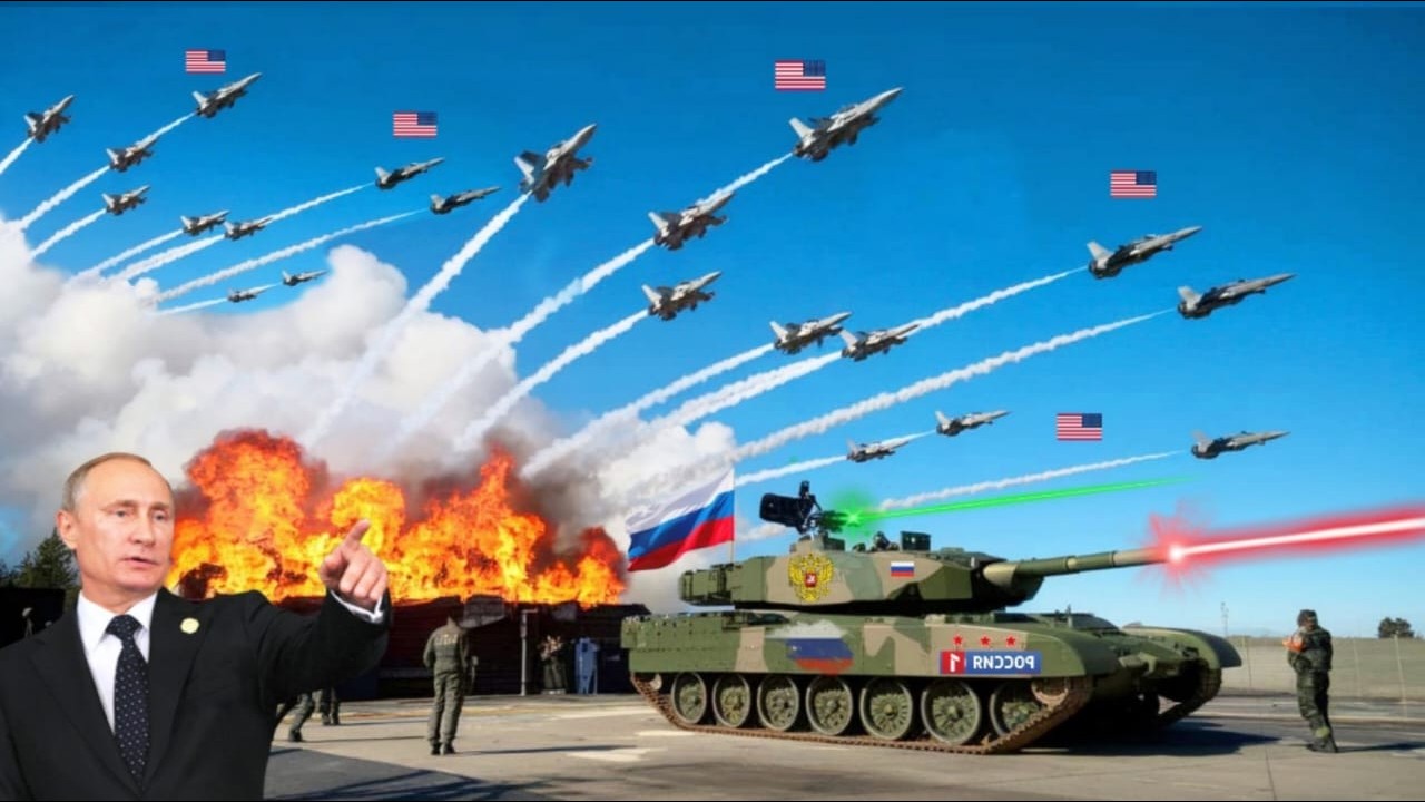 Американские истребители атакуют российский военный конвой… Но посмотрите, что произошло дальше!