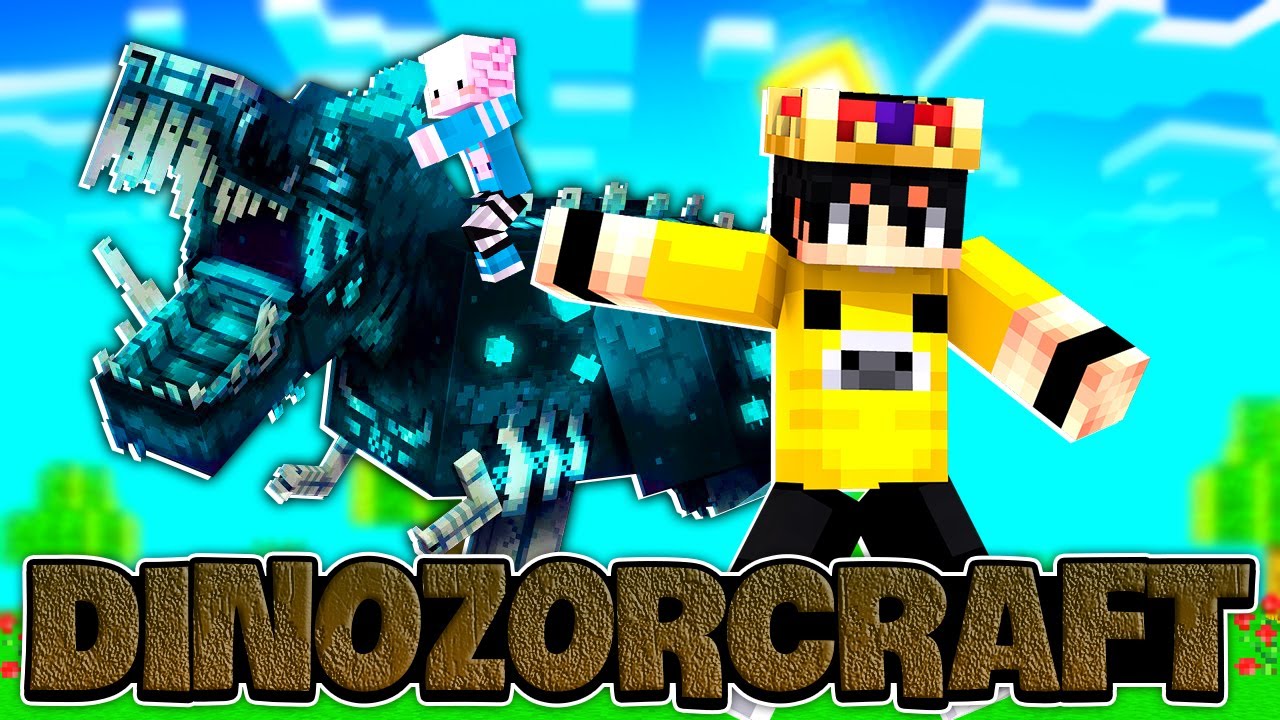 ALPHA TREX!! | DinozorCraft | Minecraft | Bölüm 1