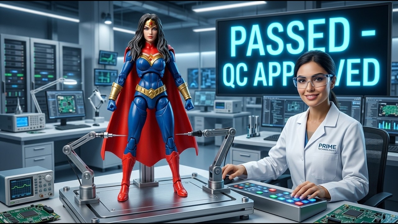 Inside the Factory: Superhero Girl Action Figure Production