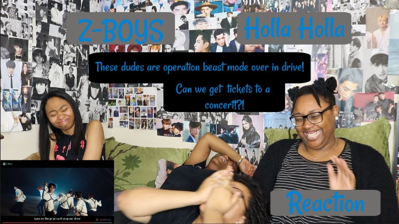 Z-BOYS HOLLA HOLLA REACTION [CAN WE GET CONCERT TICKETS?]